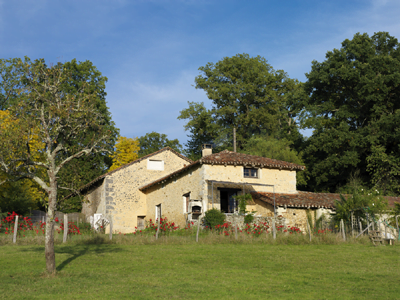 Farmhouse from valley Farmhouse from valley